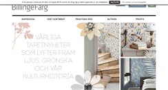 Desktop Screenshot of billingefarg.se